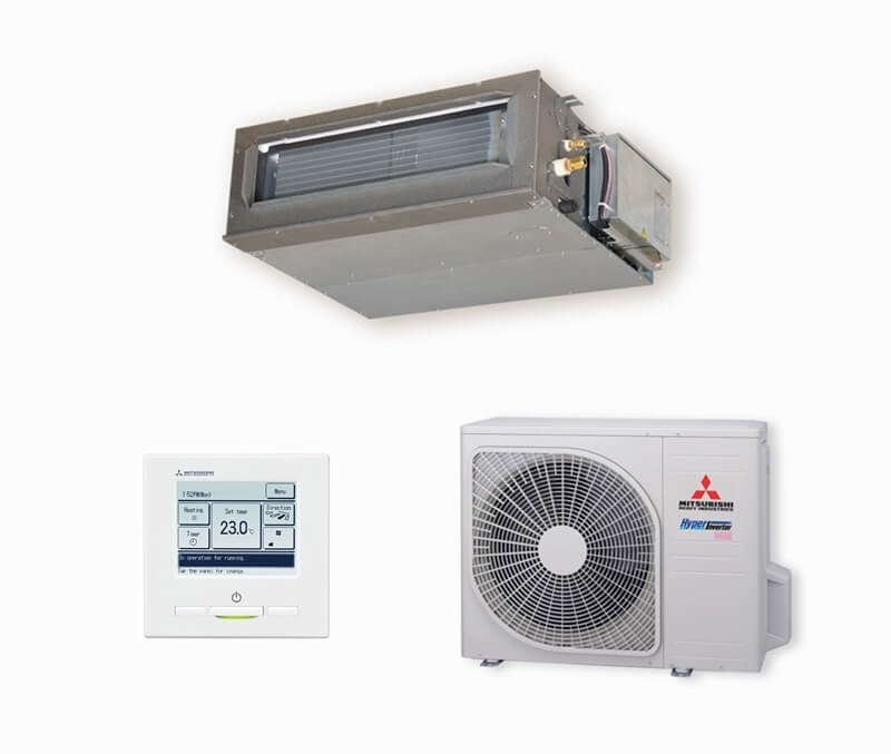 Mitsubishi Heavy Industries 6kW Mid Static Inverter Ducted System FDUM60ZSXAWVH - Mitsubishi Heavy Industries air conditioner