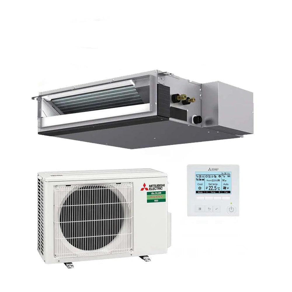 MITSUBISHI ELECTRIC SEZM25DAKIT 2.5kW Bulkhead Inverter | PAR-40MAA Wired Controller - Single Phase - Mitsubishi Electric air conditioner