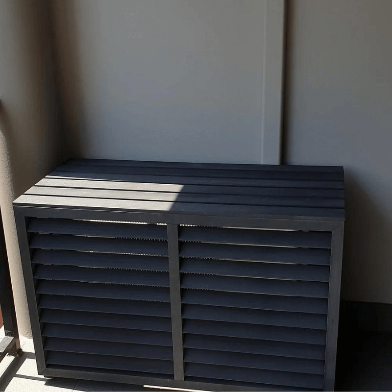 Air Conditioning Cover - WPC Screen - Oz Air Online air conditioner