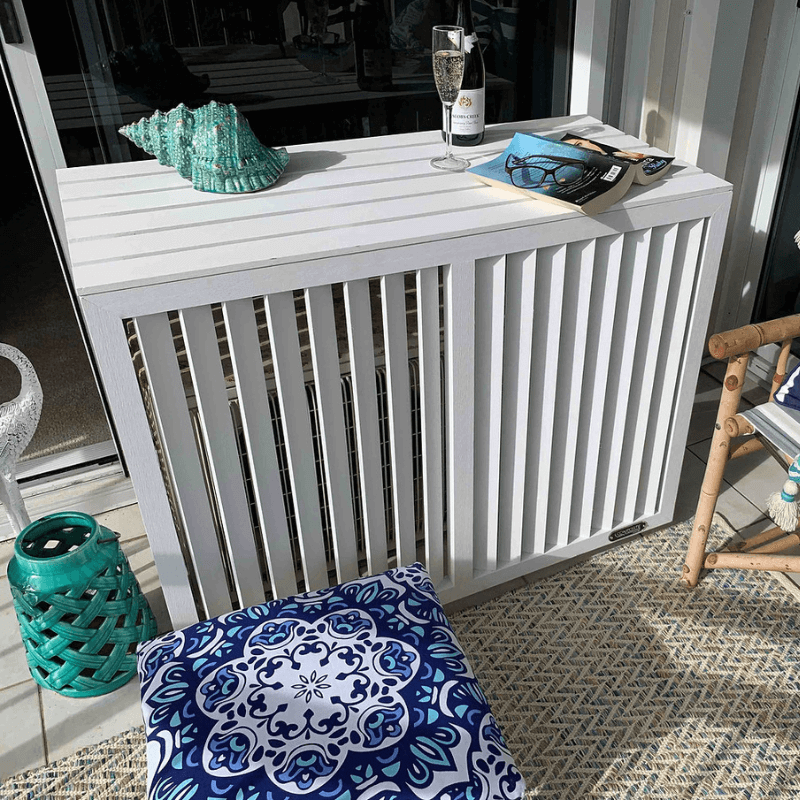 Air Conditioning Cover - WPC Screen - Oz Air Online air conditioner