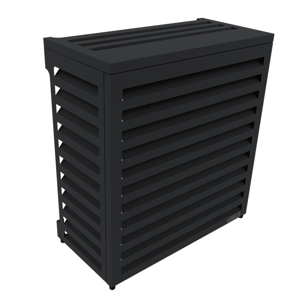 Air Conditioning Cover - AC Aluminium Louvred Screen - Oz Air Online air conditioner