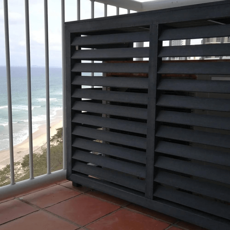 Air Conditioning Cover - WPC Screen - Oz Air Online air conditioner