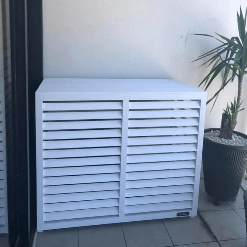 Air Conditioning Cover - WPC Screen - Oz Air Online air conditioner