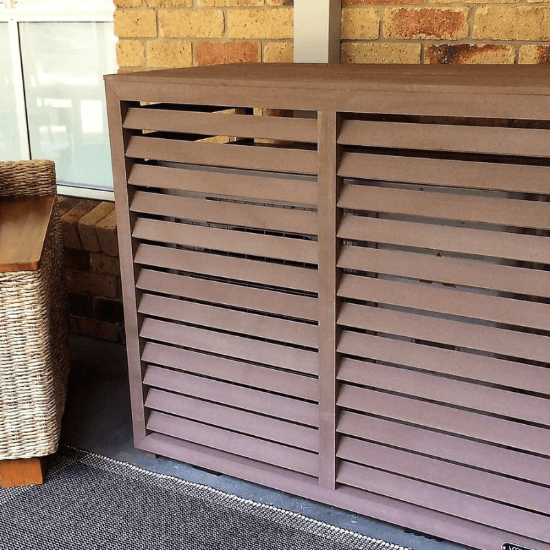 Air Conditioning Cover - WPC Screen - Oz Air Online air conditioner