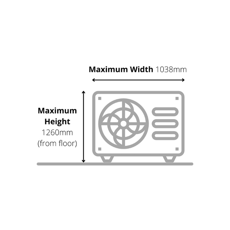 Air Conditioning Cover - WPC Screen - Oz Air Online air conditioner