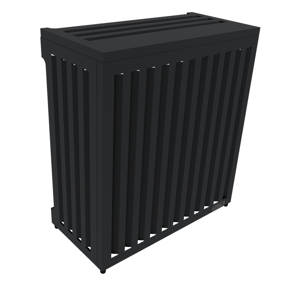 Air Conditioning Cover - AC Aluminium Louvred Screen - Oz Air Online air conditioner