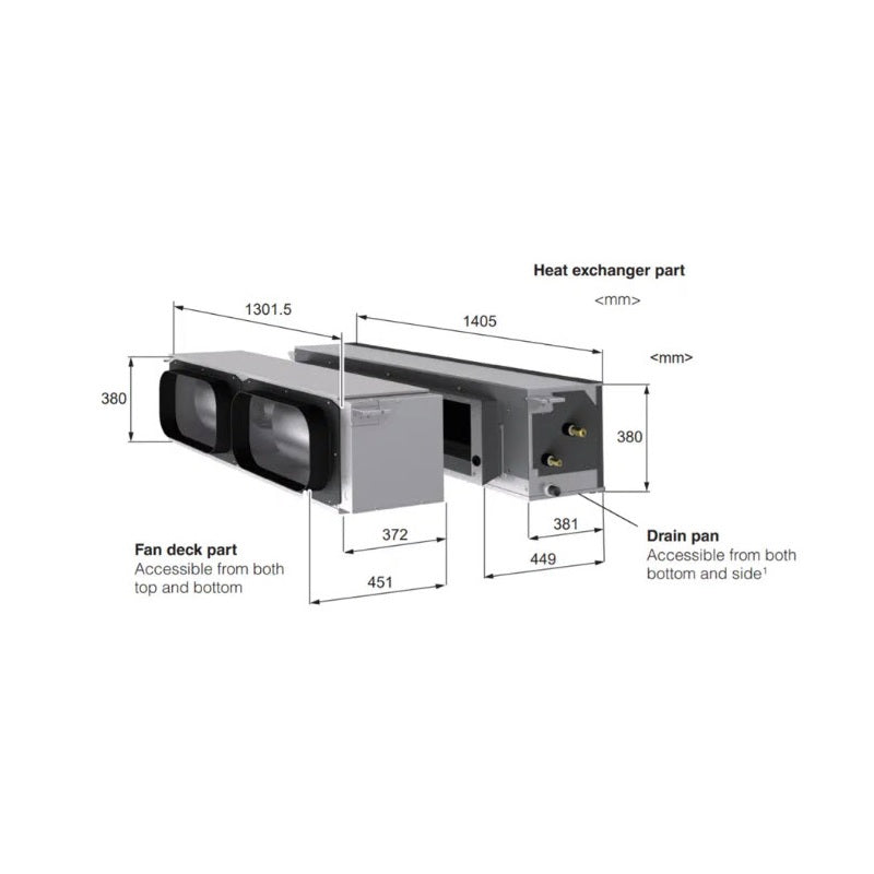 Mitsubishi Electric 12.5kW Ducted Air Conditioner System PEAM125HAAVKIT - Mitsubishi Electric air conditioner