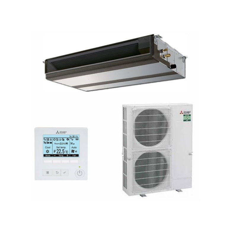 Mitsubishi Electric 14kW Low Profile Power Inverter Ducted System 3 Phase PEAD-M140JAA / PUZ-ZM140YKA-A.TH - Mitsubishi Electric air conditioner
