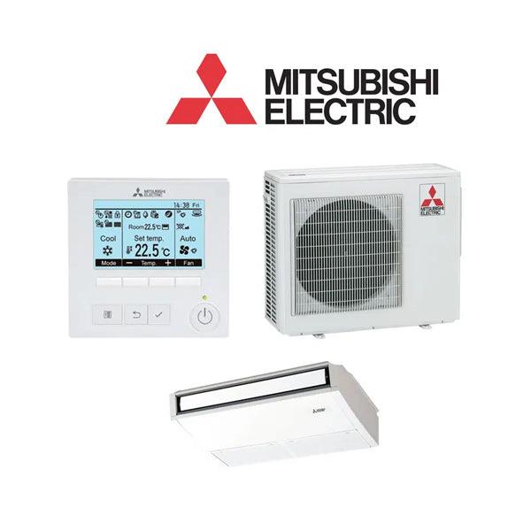 MITSUBISHI Under Ceiling System 10kW 3 Phase | Backlit Controller - Mitsubishi Electric air conditioner