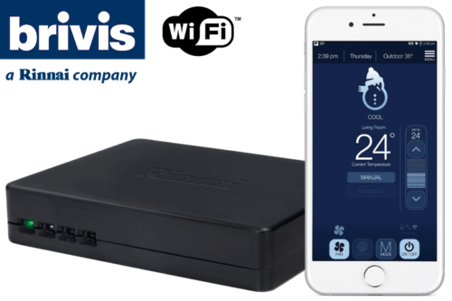 Brivis Rinnai WiFi Kit Touch Smartphone App - Ducted Heater, Evap, Add-on - Brivis air conditioner