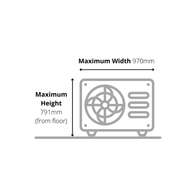 Air Conditioning Cover - WPC Screen - Oz Air Online air conditioner
